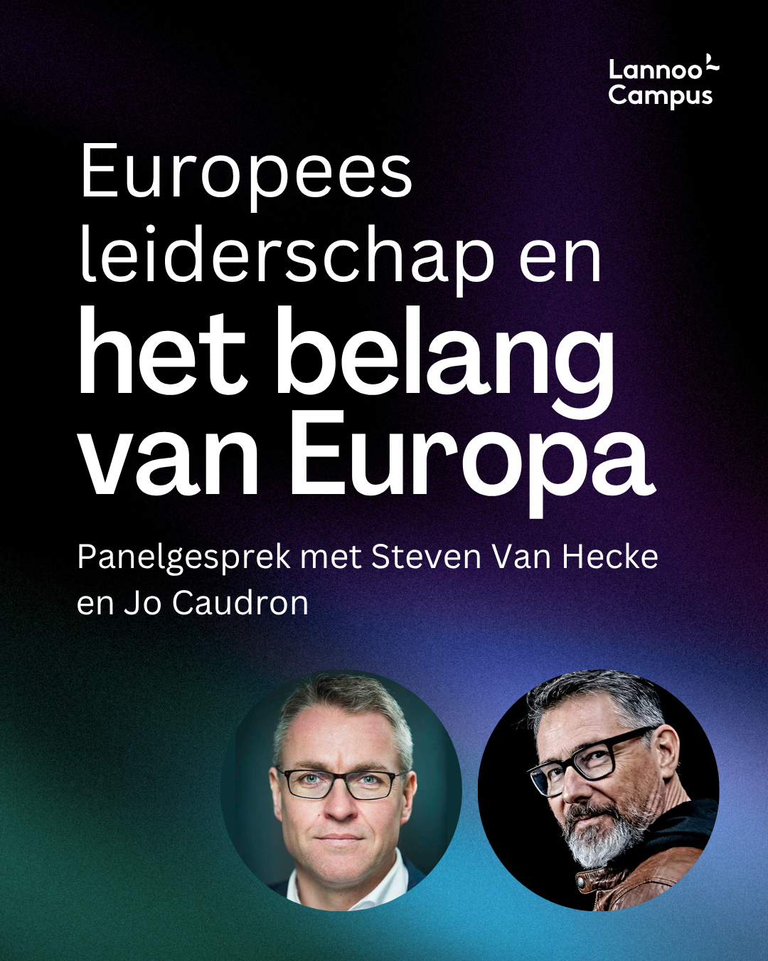 Jo Caudron met Steven Van Hecke