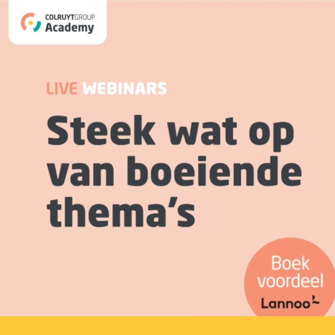colruyt group academy boeken webinars